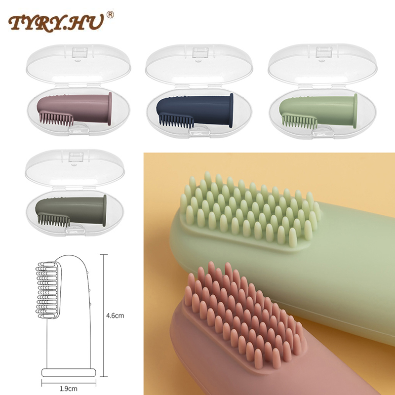 Health Wellness Solutions - Baby Soft Finger Toothbrush BPA Free