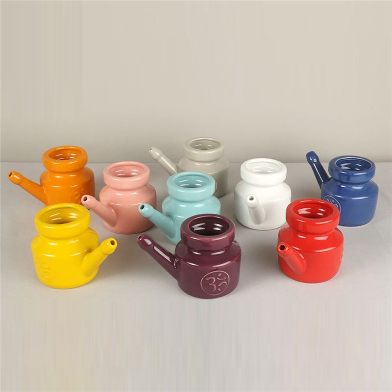 【STOCK】350Ml Ceramic Neti Pot  - Neti Pot Nasal Rinse review and price