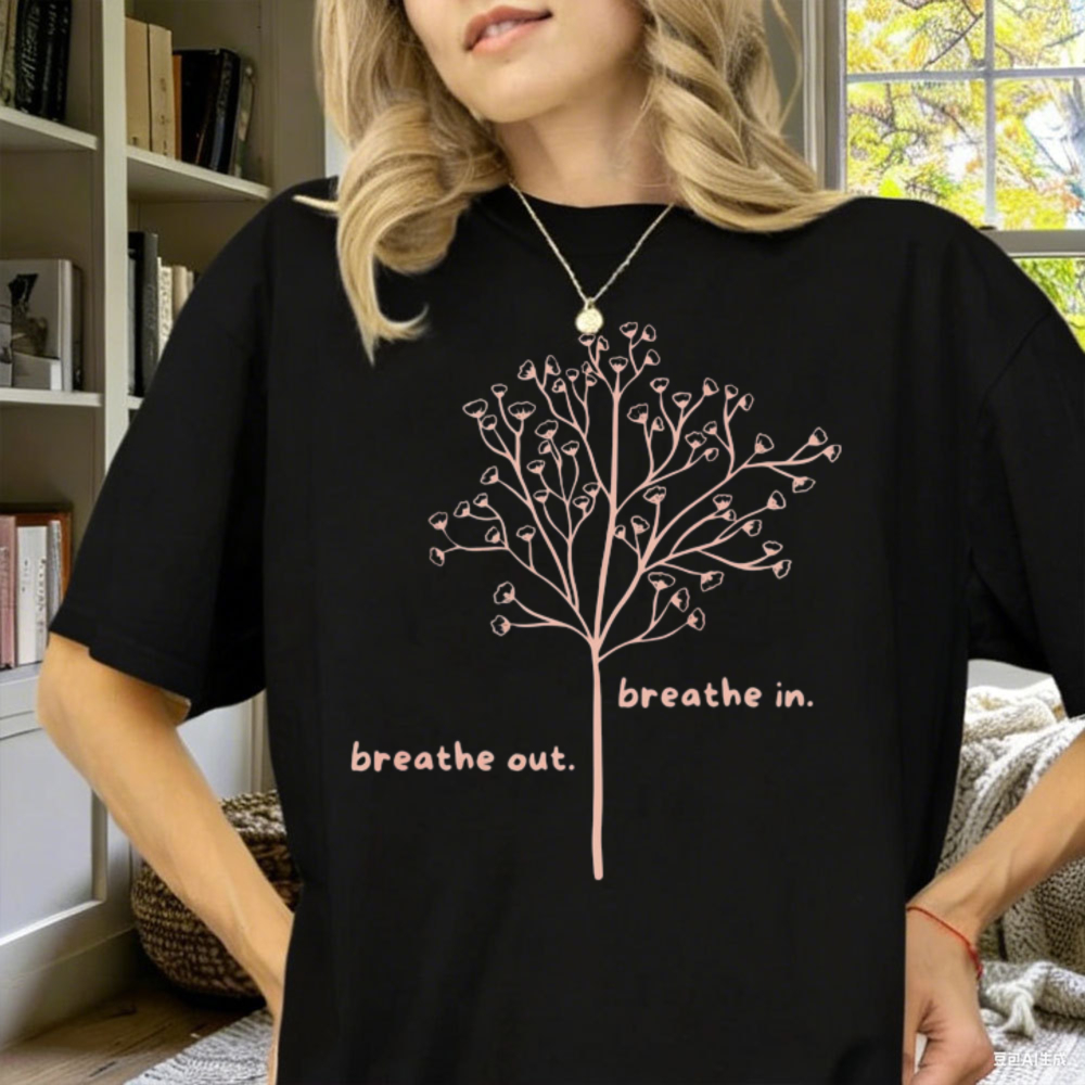 Breathe in Breathe Out T-Shirt - Your Health Wellness review and price