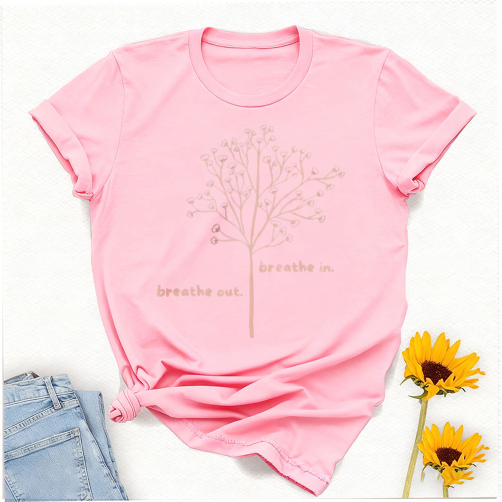 Breathe in Breathe Out T-Shirt - Your Health Wellness review and price