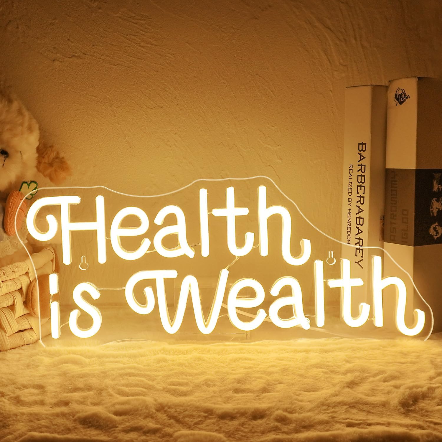 Health is Wealth Neon Sign USB - Health Wellness Gym review and price