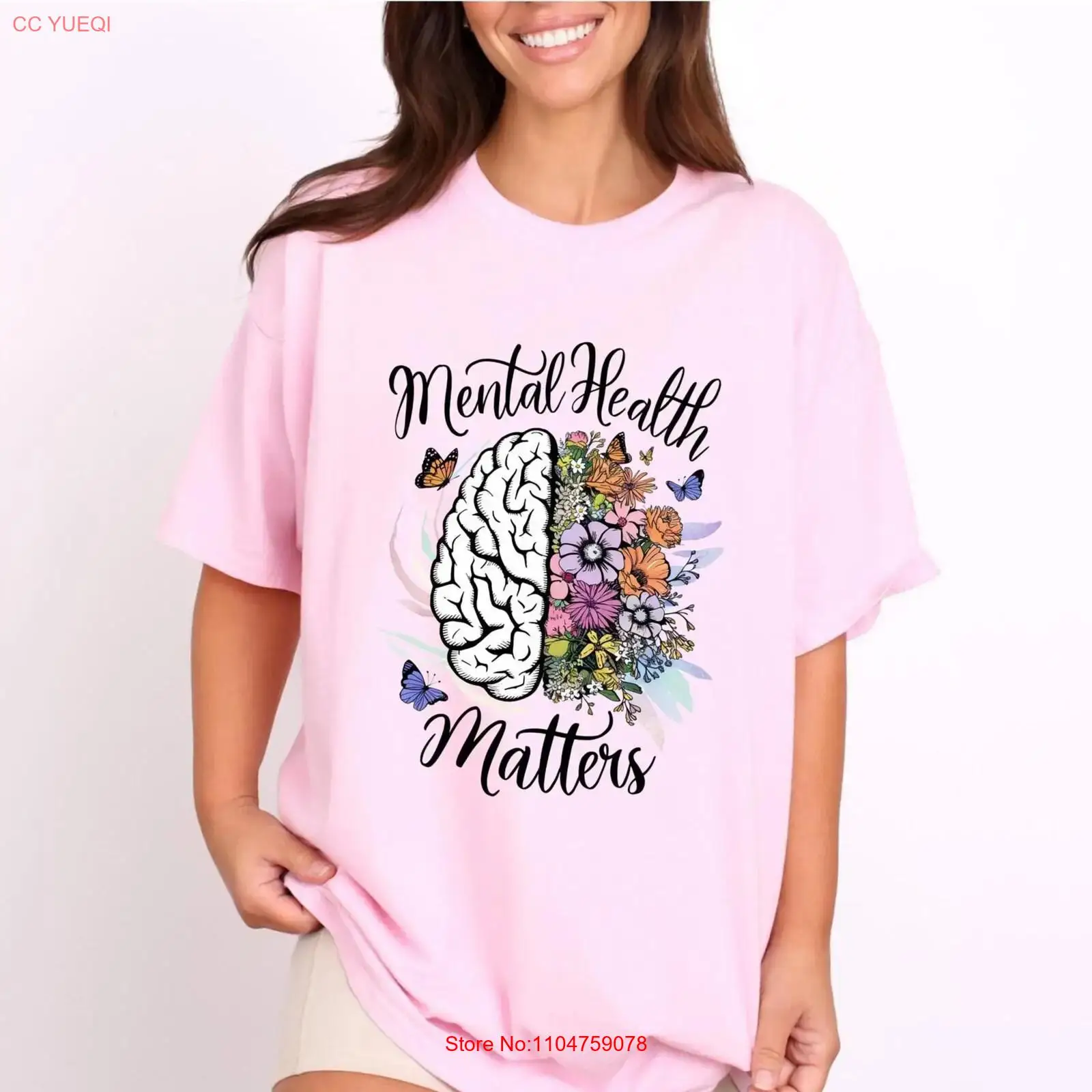 Mental Health Matters T Shirt  - Health Wellness Nurse review and price