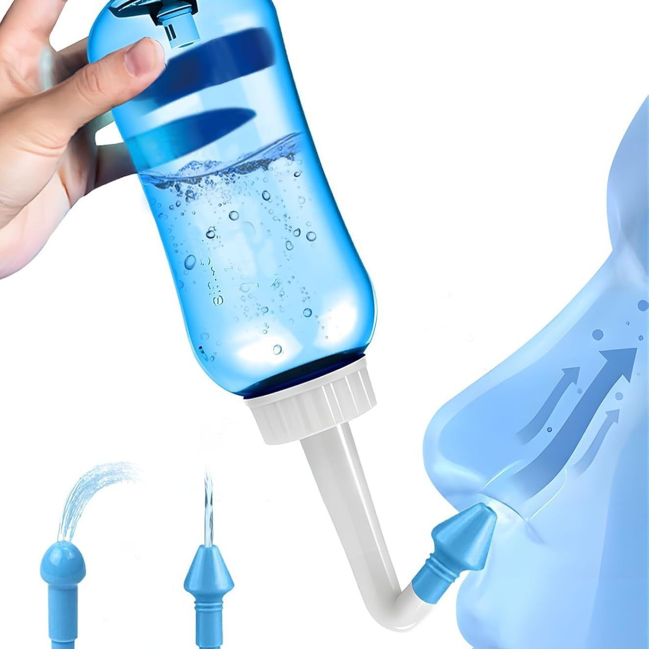300/500ML Nose Wash Cleaner Na - Neti Pot Nasal Rinse review and price